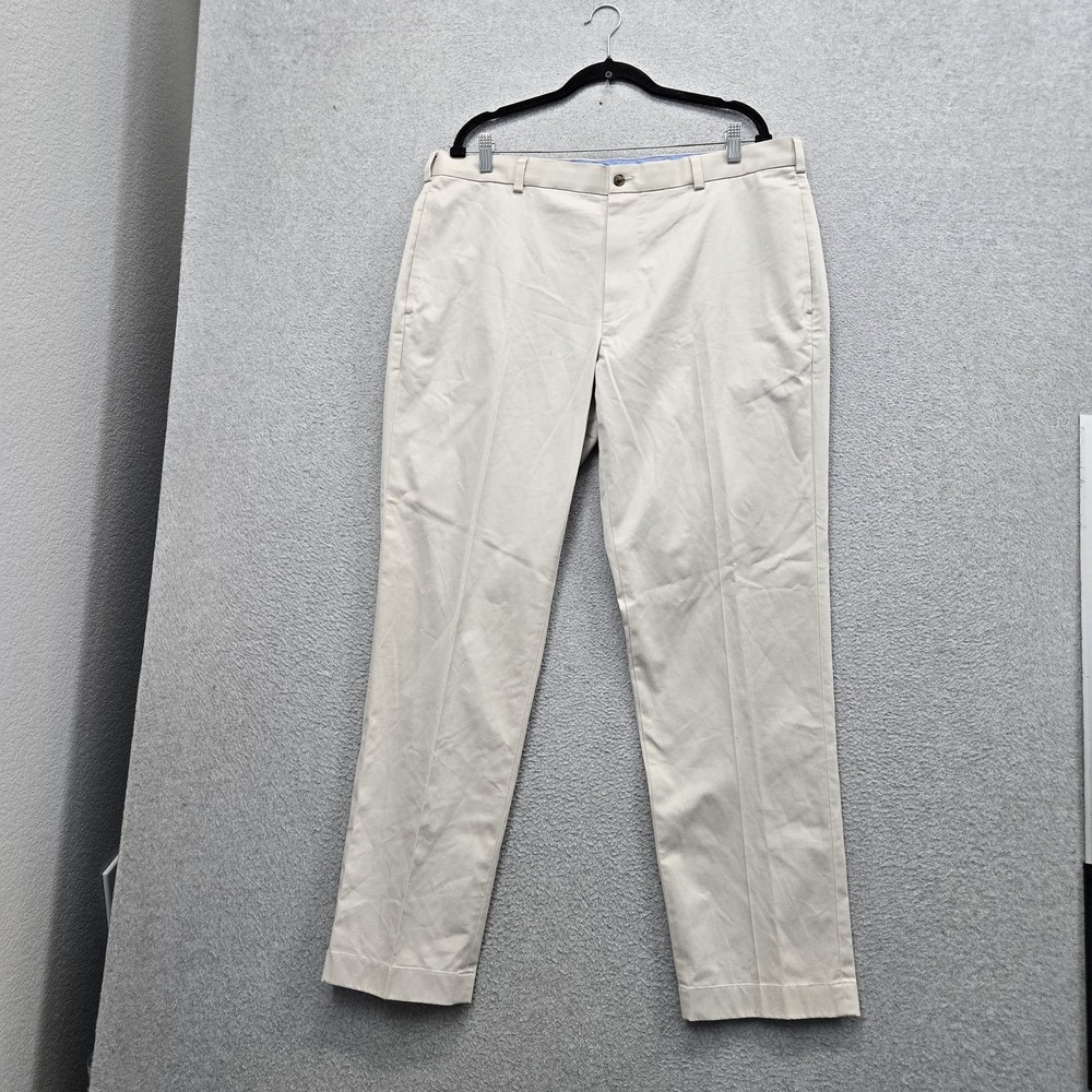 Brooks Brothers Men Pants‎ 38X32 Beige Chino Twill Clark Fit Classic 31" Inseam